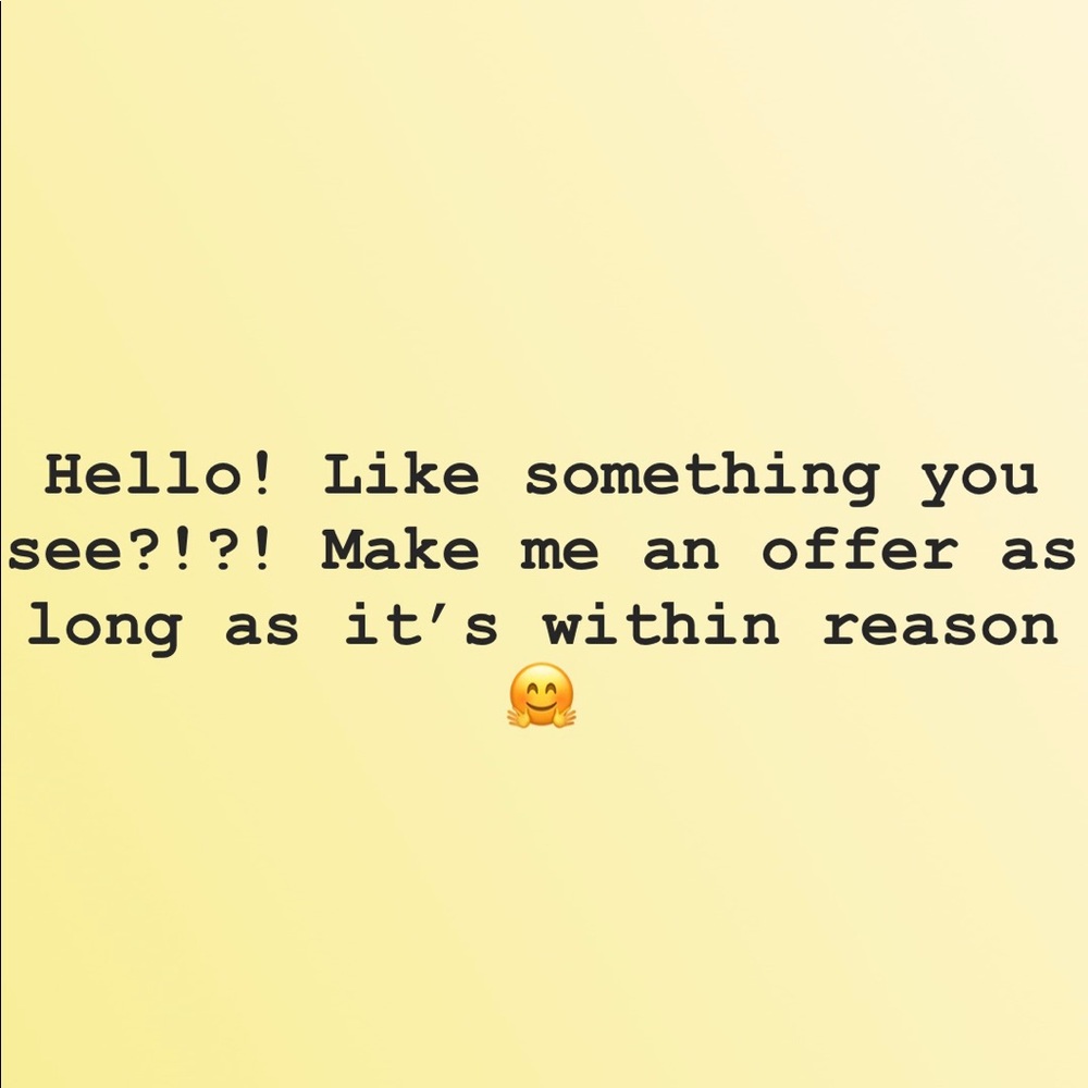 Make me an offer 😁